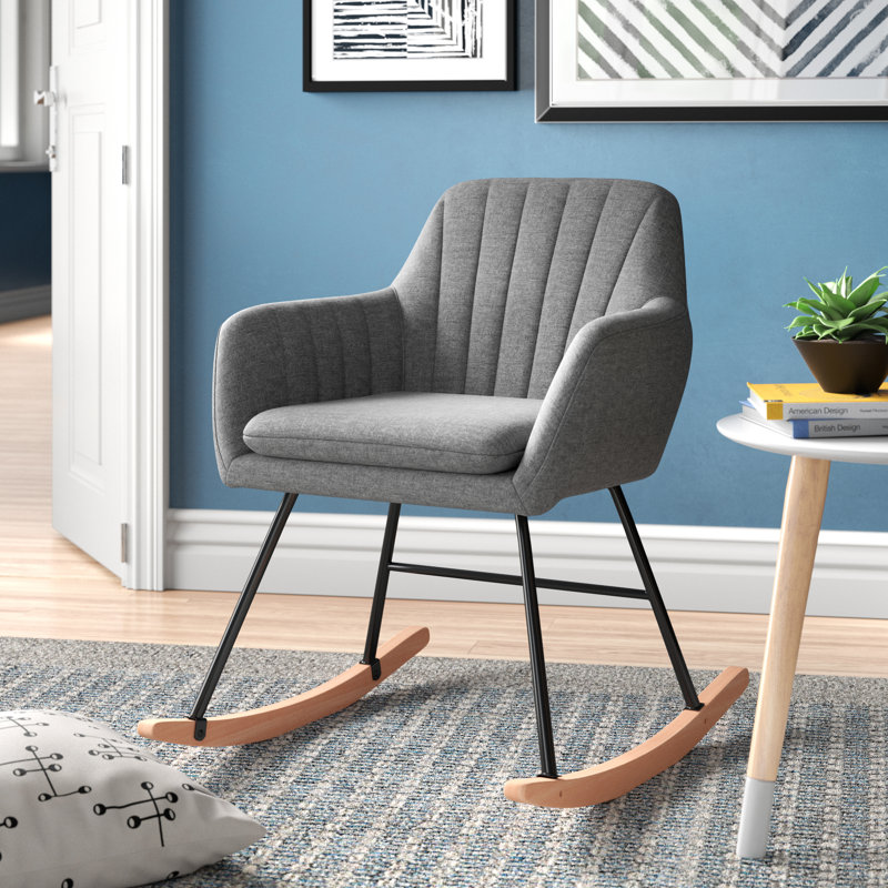 Mullinax Rocking Chair, Grey