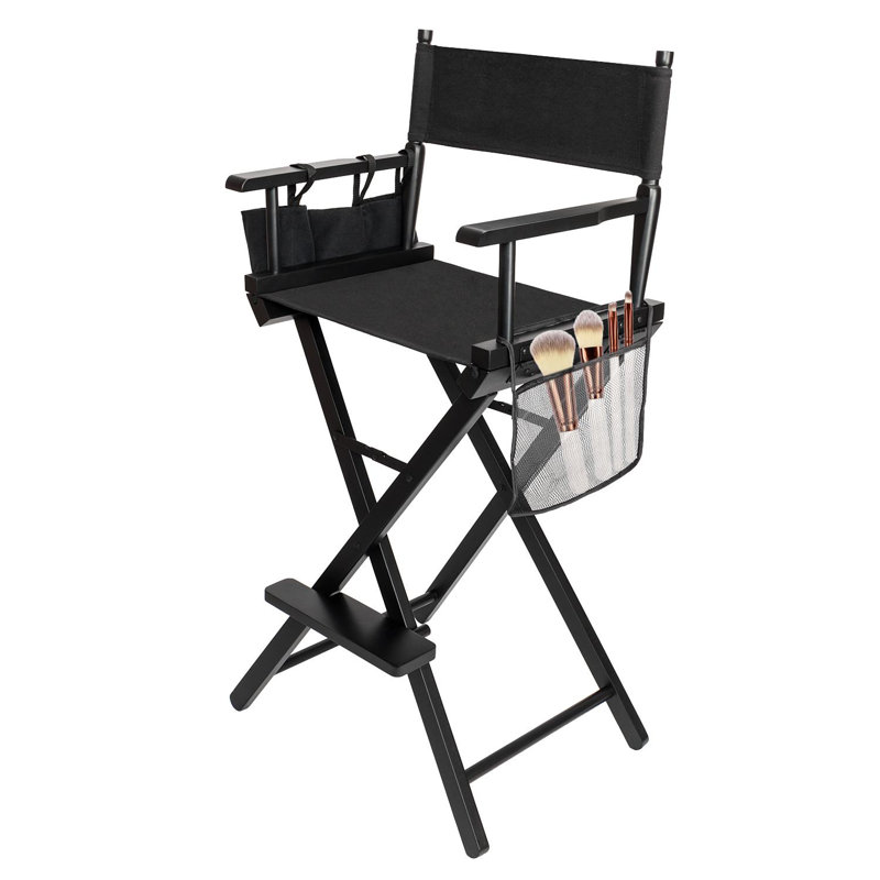 Folding Director Chair, Black