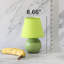  Petite lampe de chevet en céramique verte avec abat-jour fuselé Nauru-805856621