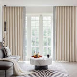 Annabelle Cotton Blend Blackout Curtain Panel Pair