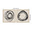 «Flowing Circle Abstracts», ensemble de 2 toiles encadrées par The Creative Bunch Studio-1593427896