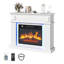 Metro Lane 100cm W Electric Fireplace with 6800 BTU-1265301910
