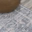 Tapis bleu / gris clair Shaii Global Medallion-365073152