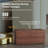 Wooden Digital Alarm Clocks For Bedrooms: Dimmable Dual Alarm Clock With Large Numbers For Bedside Desk - Brown