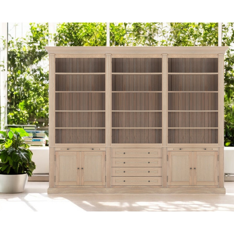 Amali 609.6cm H x 762cm W Library Bookcase