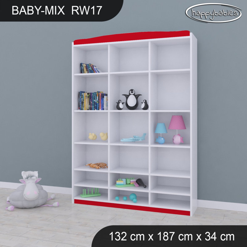 Baby Mix 187cm H X 132cm W Kids Cube, Red