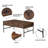 Mykeal Solid Wood Coffee Table