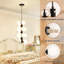 Lustre spoutnik linéaire 9,54 "avec 12 lumières-97569717