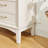 53.5" Tall Kitchen Pantry Storage Cabinet, Mid Century Modern Sideboard Buffet Cabinet, Retro Storage Cabinet With Doors And Drawers For Entryway Hallway Living Room Kitchen Garage, Antique White-2020092917