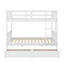 Lit superposé simple au-dessus de simple avec 2 tiroirs, lits superposés convertibles-740017490