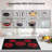 30 in. 5 Elements Radiant Electric Cooktop, Built-in Black Ceramic Glass Stove Top with Dual Size Power Burner