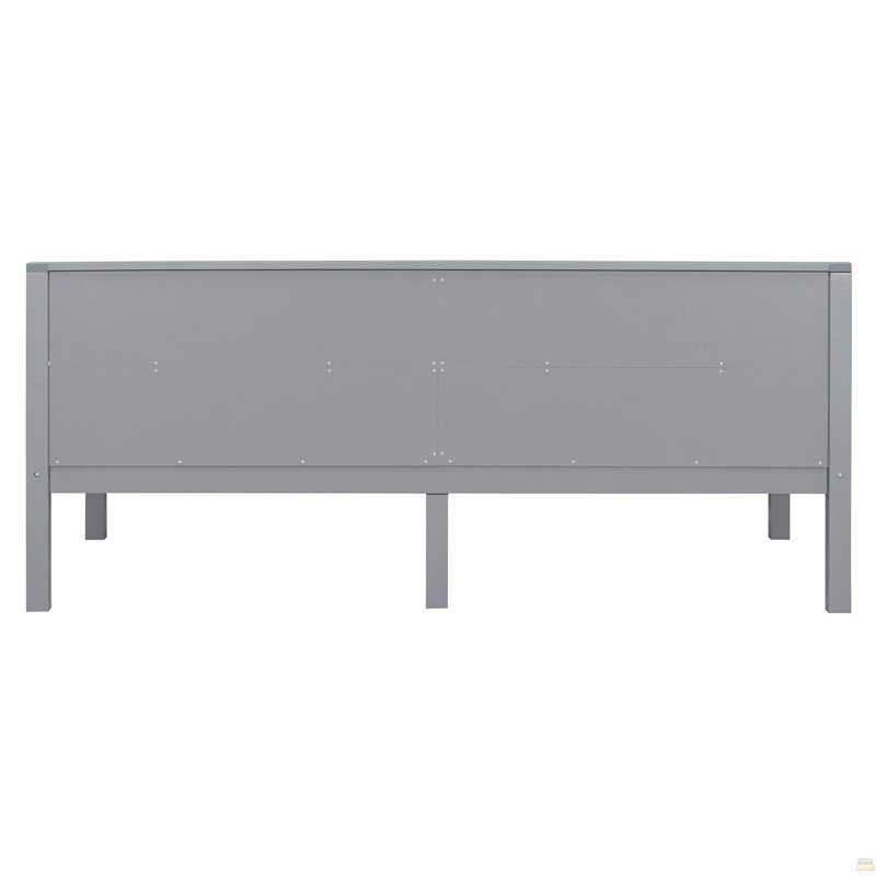 Lit de jour simple, gris