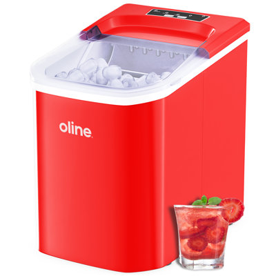 Oline 26 Lb. Daily Production Clear Ice Portable Ice Maker