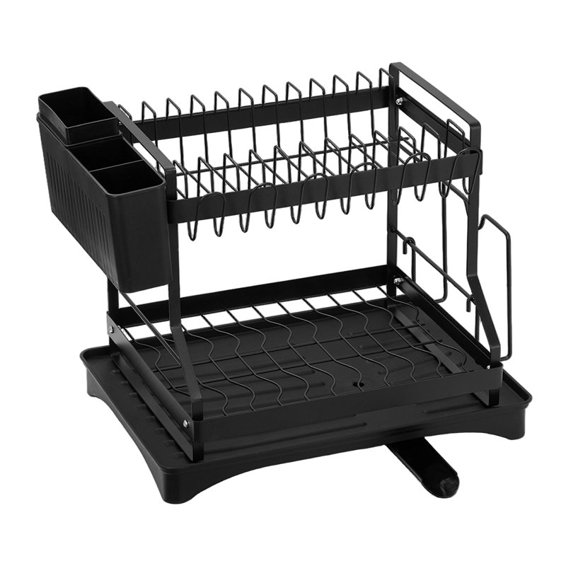 Countertop Dish Rack, Matte Black
