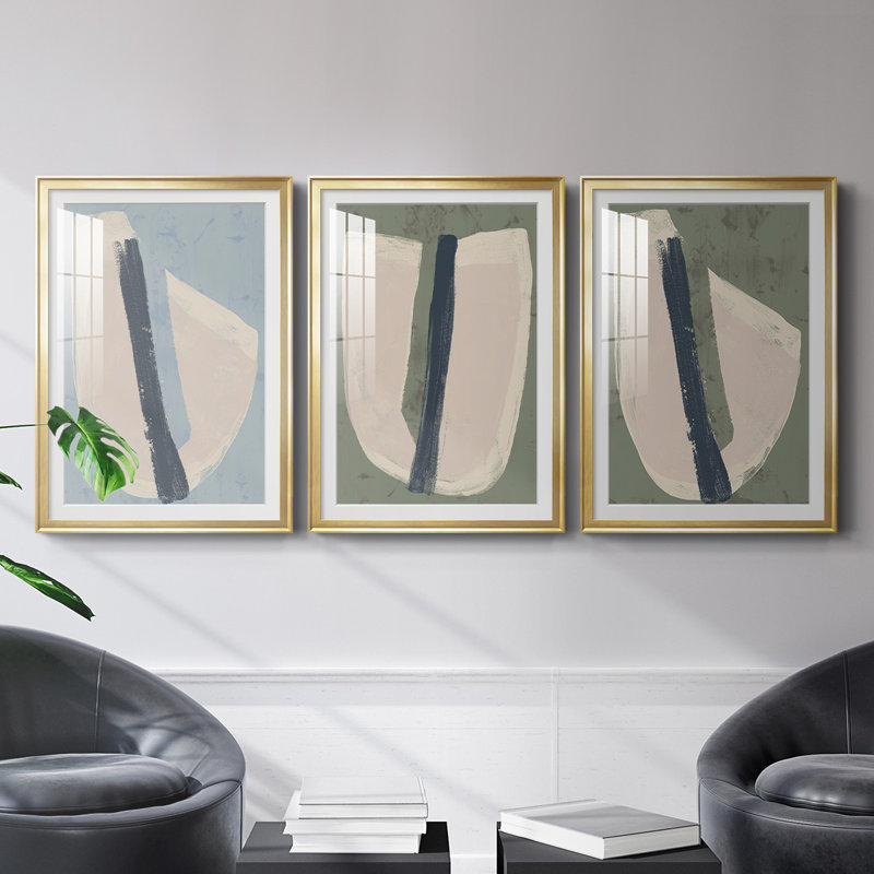 «Paper Slice II», reproduction encadrée de qualité supérieure - prête à être accrochée, H 24,5 po x l 37 po x P 2,5 po