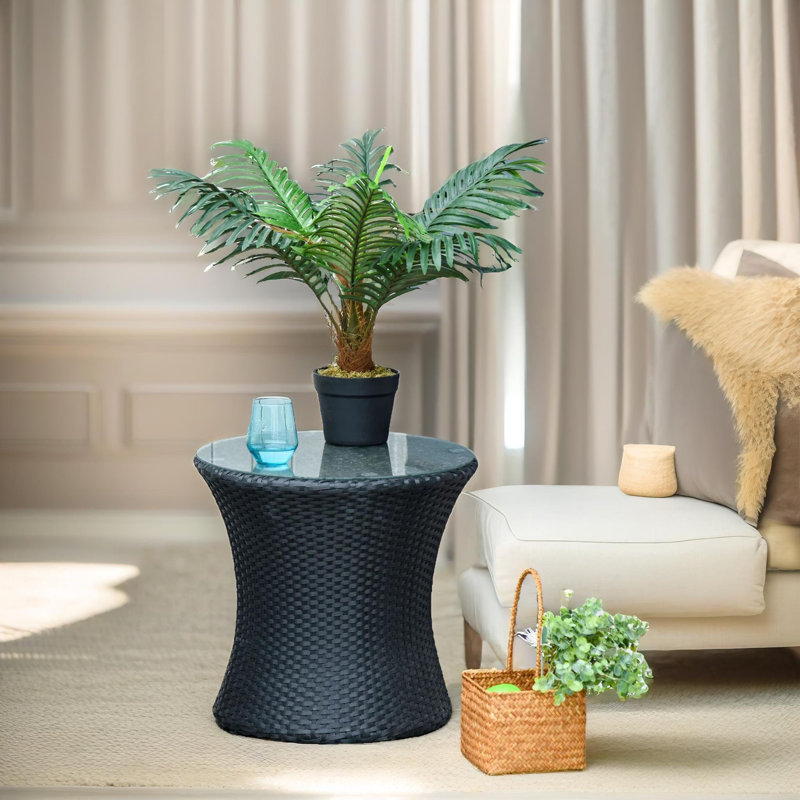 60cm Faux Palm Plant in Freestanding