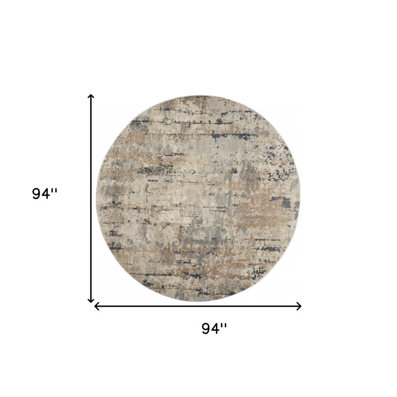 Tapis beige 8 pi 8 po