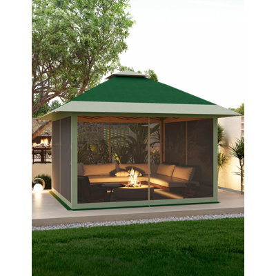 13 Ft. W x 13 Ft. D Metal Dome Gazebo
