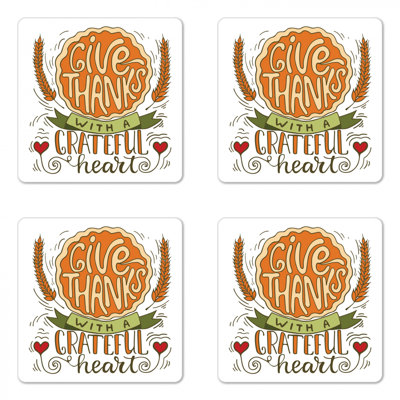 Square 4 Piece Coaster Set