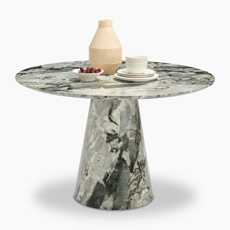 Belarmina Round Dining Table, Green
