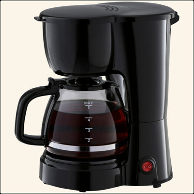 5-Cup Drip Coffee Maker Black, New