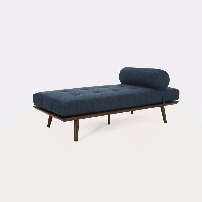 CHAISE LOUNGE, Blue Fabric