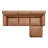 Jenn Genuine Leather Sectional
