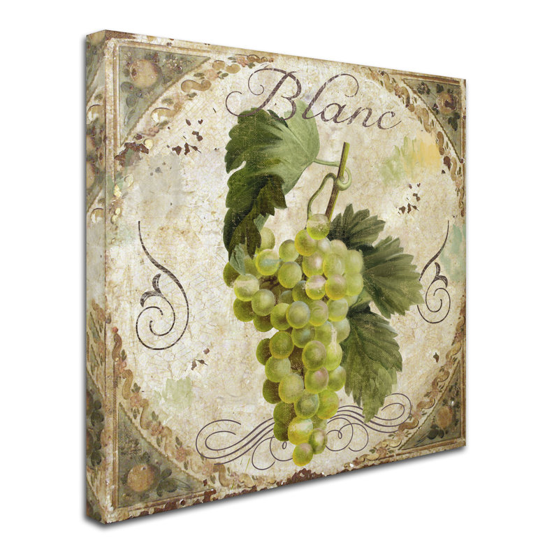 "Jadaya" Tuscany Table Blanc "par Color Bakery, impression sur toile tendue, H 24 po x l 24 po x P 2 po