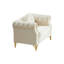 Canapé Chesterfield en velours avec coussins ronds-729648163