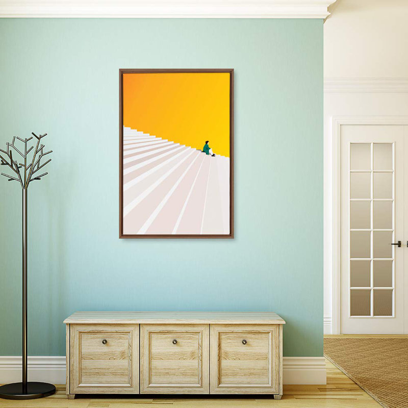 Alone Minimalist, 24" H x 16" W