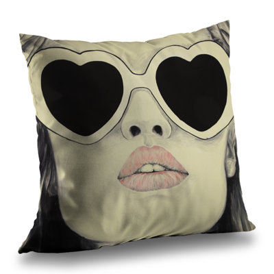 Glasses  Poly Twill Throw  Home Decor