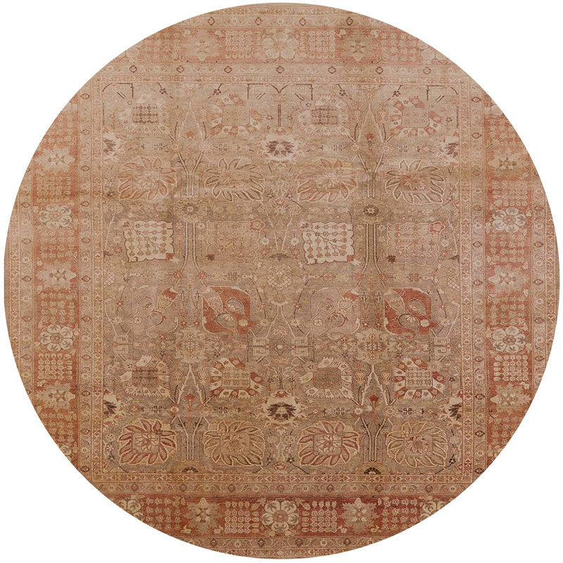 Oriental Indoor Rug, Round 8'
