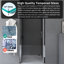 32 po X P 72 po Porte de douche semi-sans cadre H H-111081928