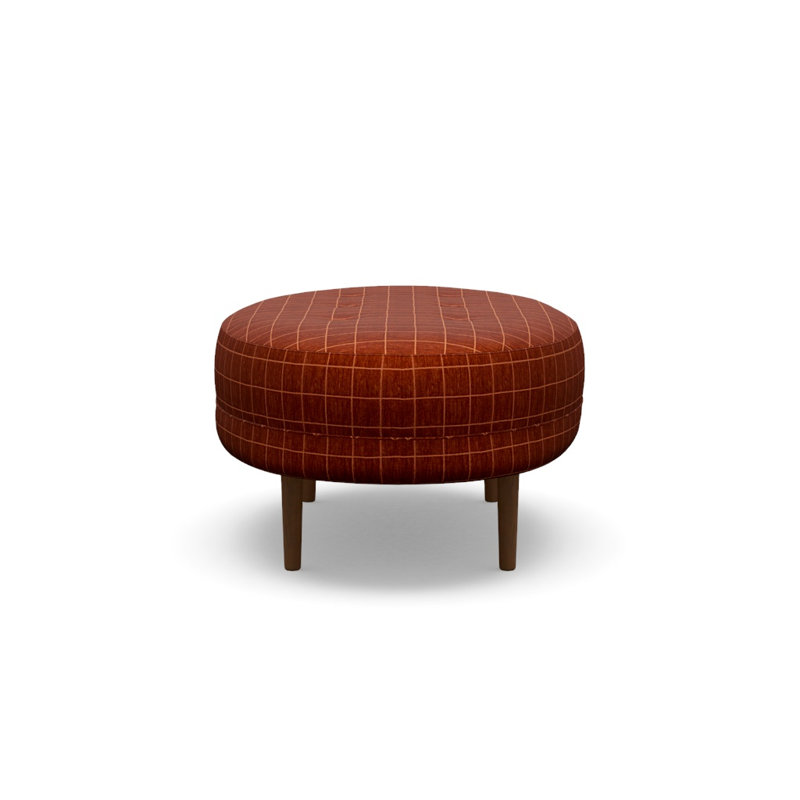Avalon Ottoman, Walnut, Block 654272