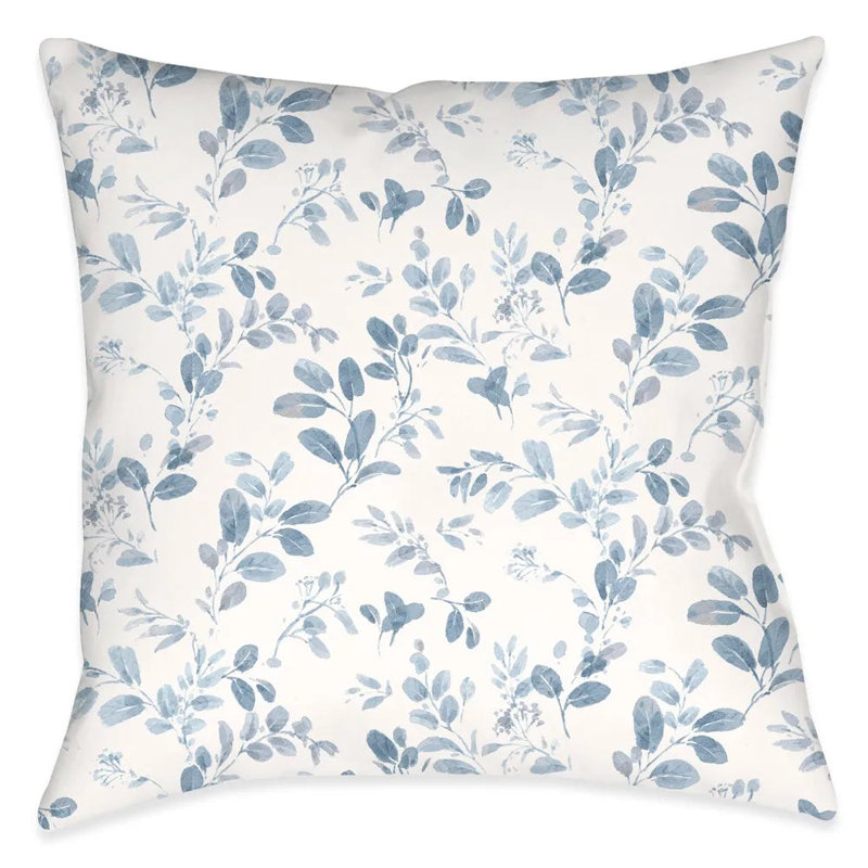 Dancing Branches Polyester Throw Pillow