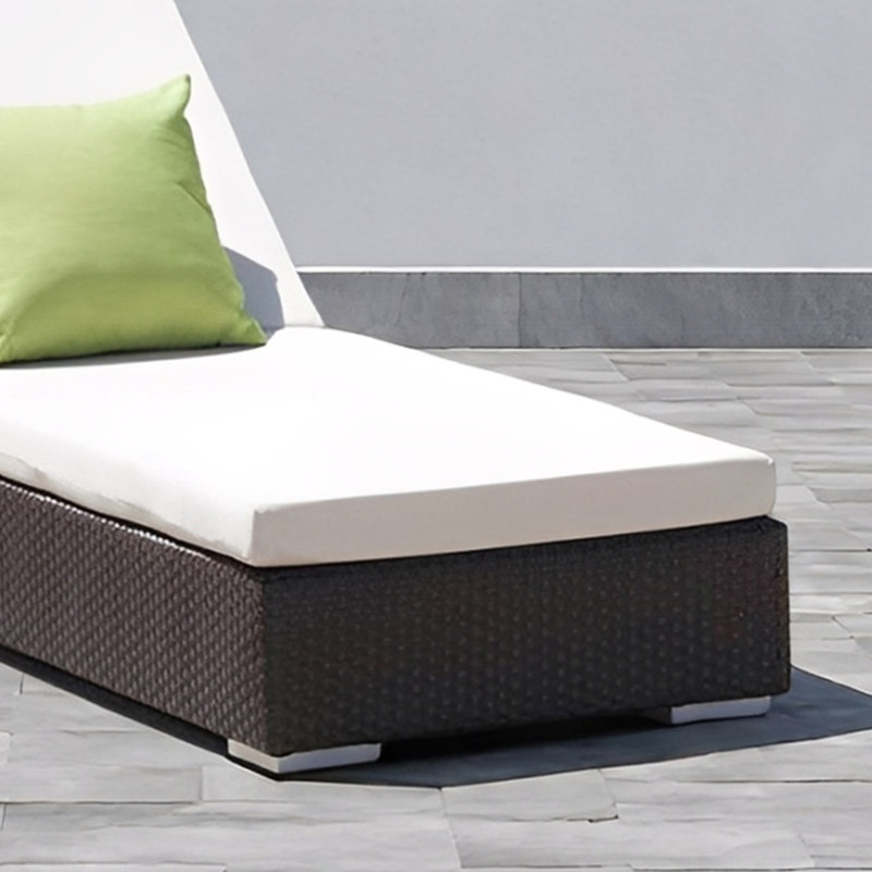 Outdoor rattan leisure lounge chair