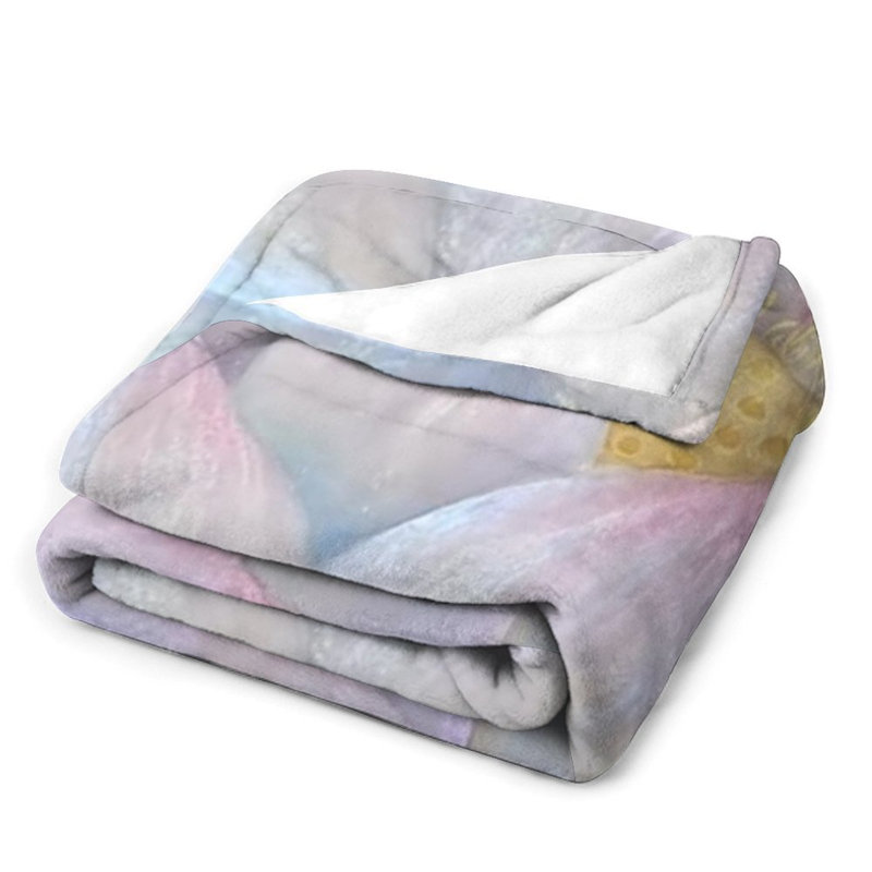 Jeté en flanelle de luxe irisé Lotus, 30 po x 40 po