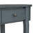 Elegant Retro Console Table With Curved Design & Smooth Glaze-1706548426