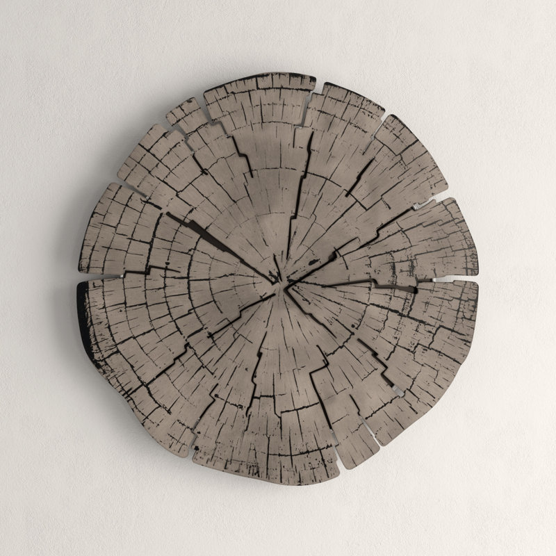 Aaella Rustic Abstract Wall Decor on Metal