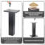 Wood Grain Speaker Stands Universal Speaker Stands Floor Pair