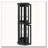 Lighted Corner Curio Cabinet-856599617