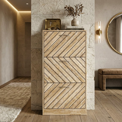 Armoire à chaussures avec 3 tiroirs