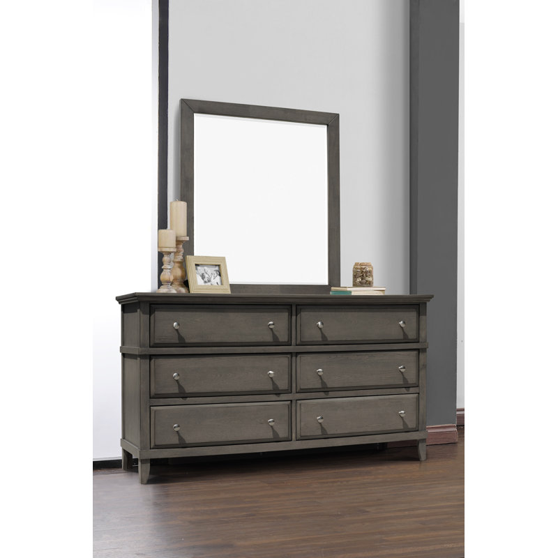 Miroir de commode biseautée maison Nicastro