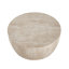 Table basse de 34,65 po en bois aggloméré de haute qualité de couleur naturelle, table basse industrielle moderne entièrement assemblée, idéale pour la maison et la cuisine