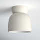 Mira Single Light Ceramic LED Semi Flush Mount