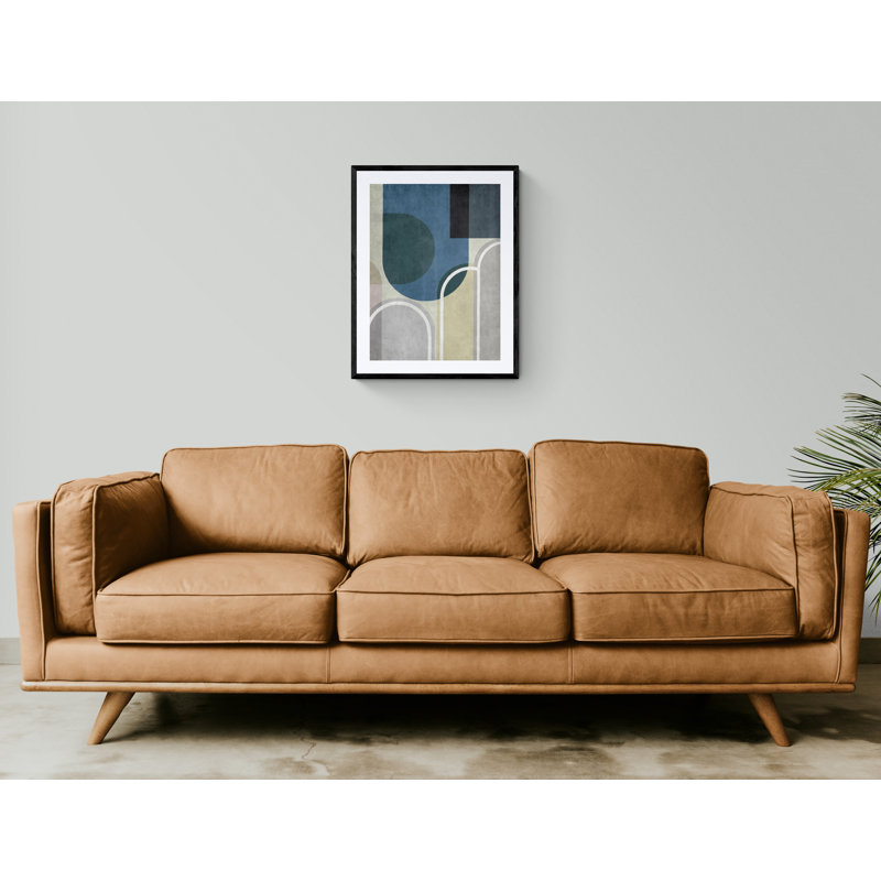 Abstract Composition 789 Print by Angel Estevez, Black Framed Paper, 30" H x 24" W