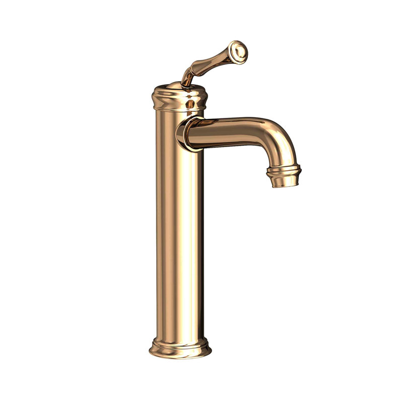 Astor Single Hole Vessel Faucet, French Gold (PVD)