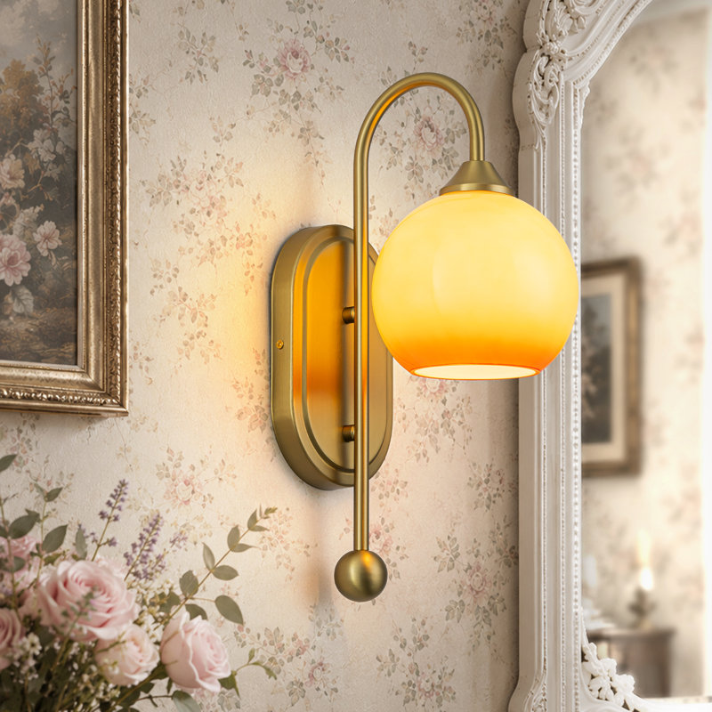 Dimmable Armed Wall Sconce