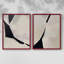 Série ABSTRACT DCxxix - reproduction encadrée de qualité supérieure - prête à être accrochée - aucun clou requis - aucun clou requis-108029979-108029982