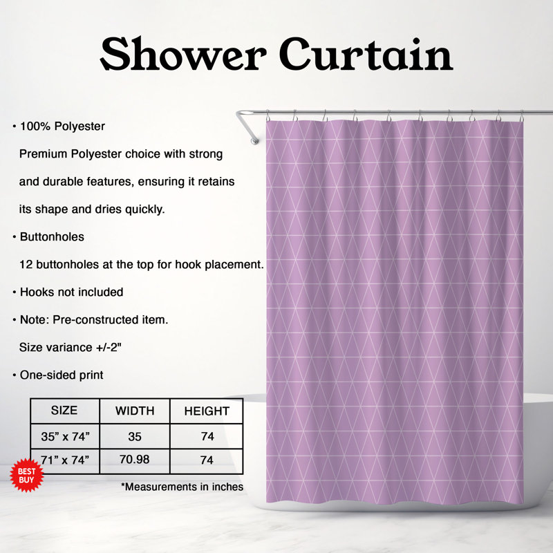 Rideau de douche Soft Soft - Premium, H 74 po x l 71 po